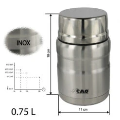 CAO Lunch Box Isotherme 0,75 Litres -Camping En Plein Air cao lunch box isotherme 075 litres 4