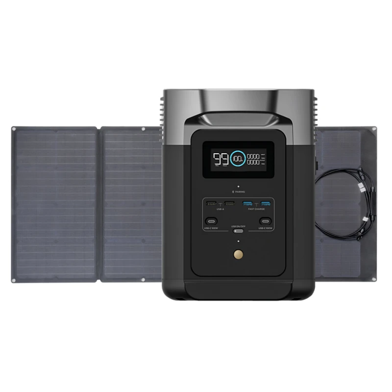 ECOFLOW Delta 2 1024 Wh + Panneau Solaire 160 W 3 ECOFLOW Delta 2 1024 Wh + Panneau Solaire 160 W