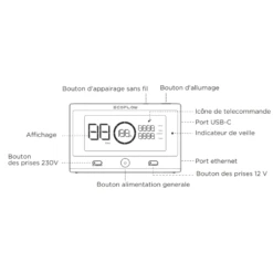 ECOFLOW Télécommande Delta Pro 9 ECOFLOW Télécommande Delta Pro -Camping En Plein Air ecoflow telecommande delta pro 3