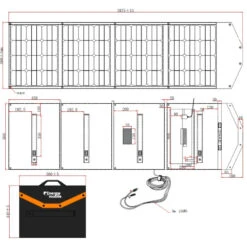 EM Kit Solaire Pliable HPP-200 - VICTRON Régulateur MPPT 75/15 13 EM Kit Solaire Pliable HPP-200 - VICTRON Régulateur MPPT 75/15 -Camping En Plein Air em kit solaire pliable hpp 200 victron regulateur mppt 75 15 5