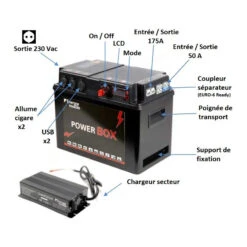 EM PowerBox 760 Wh + 1000W / 230V -Camping En Plein Air em powerbox 760 wh 1000w 230v 5