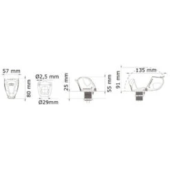 SCANSTRUT Prise Double USB étanche -Camping En Plein Air scanstrut prise double usb etanche 4